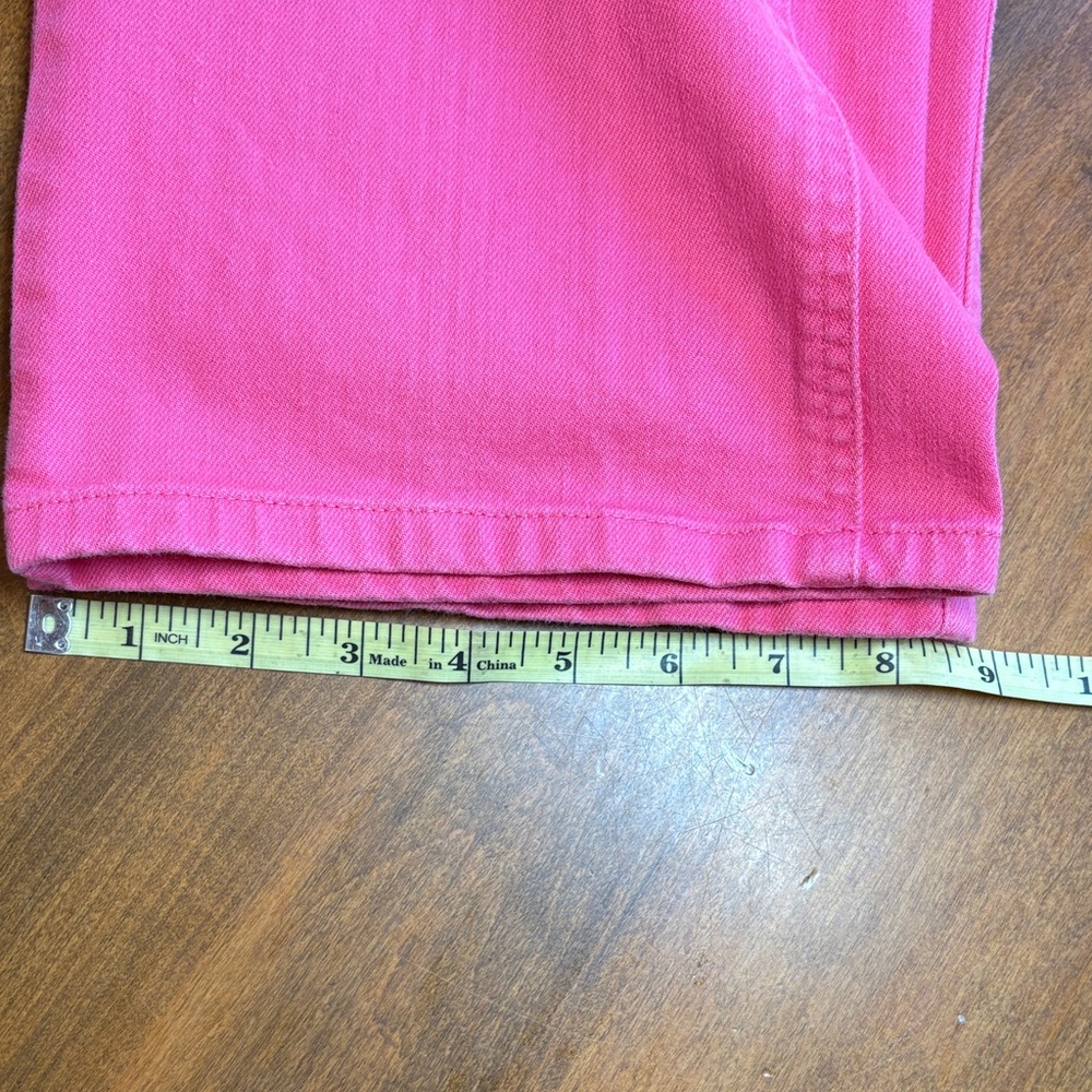 Talbots Pink Straight-Leg Jeans with Stretch, 10 - Picture 9 of 9